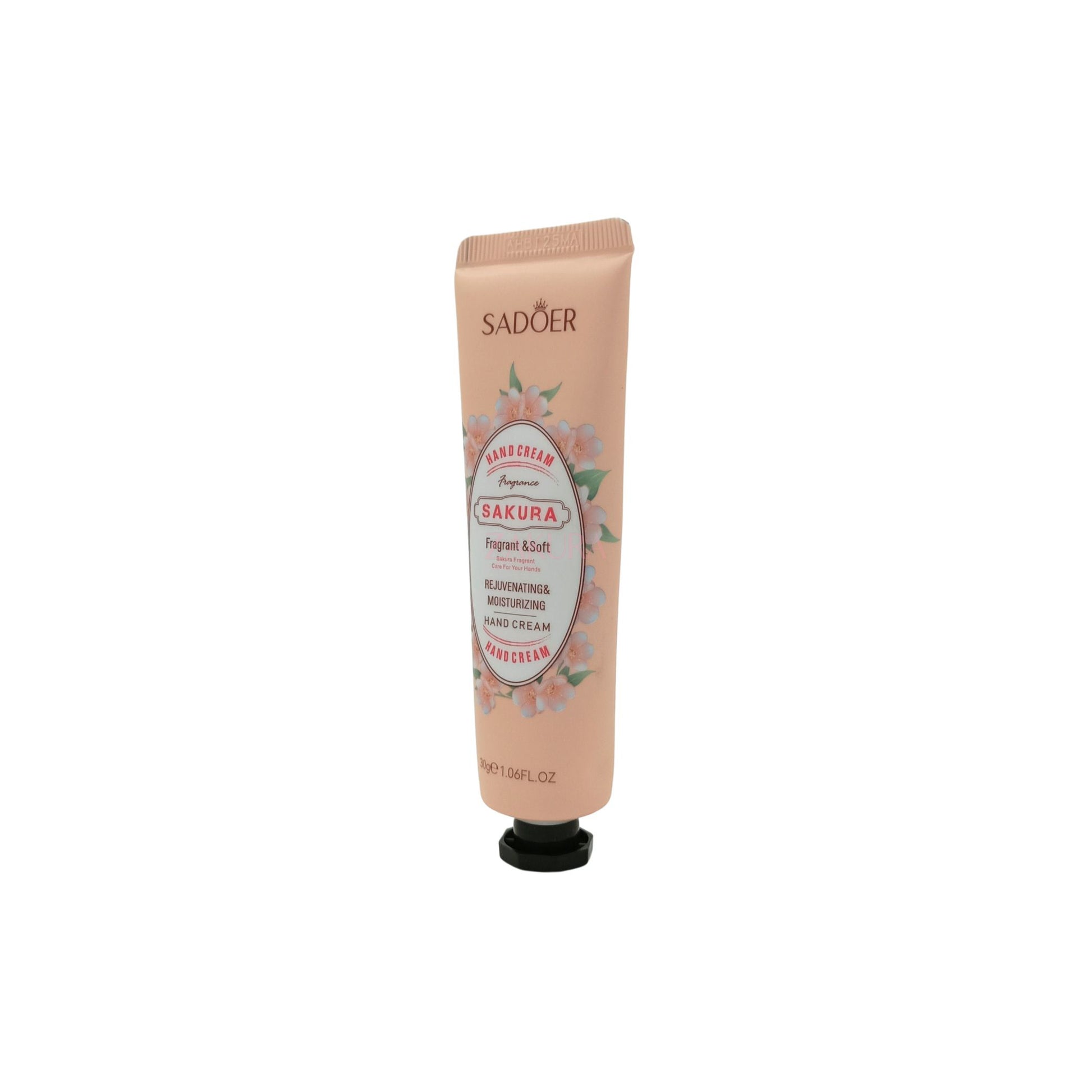 SADOER Hand Cream 30g (Rose/Avocado/Peach/Sakura/Horse Oil/Milk/Sheep) Sakura