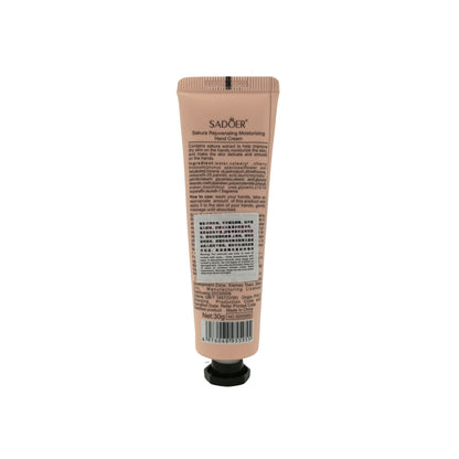 SADOER Hand Cream 30g (Rose/Avocado/Peach/Sakura/Horse Oil/Milk/Sheep) Sakura