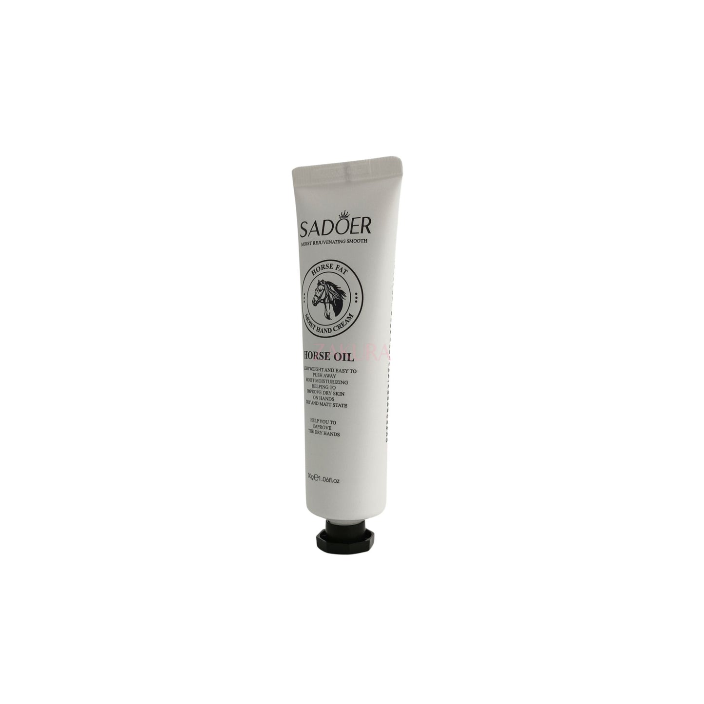 SADOER Hand Cream 30g (Rose/Avocado/Peach/Sakura/Horse Oil/Milk/Sheep) Horse Oil