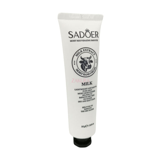 SADOER Hand Cream 30g (Rose/Avocado/Peach/Sakura/Horse Oil/Milk/Sheep) Milk