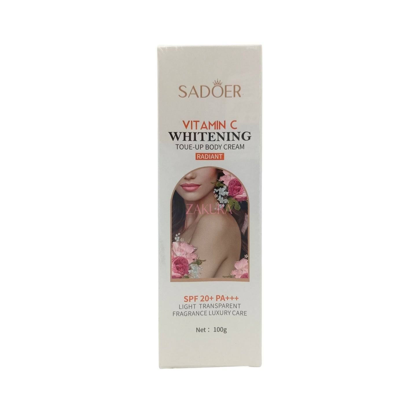 SADOER Vitamin C Sunscreen Whitening Body Veil Cream 100g