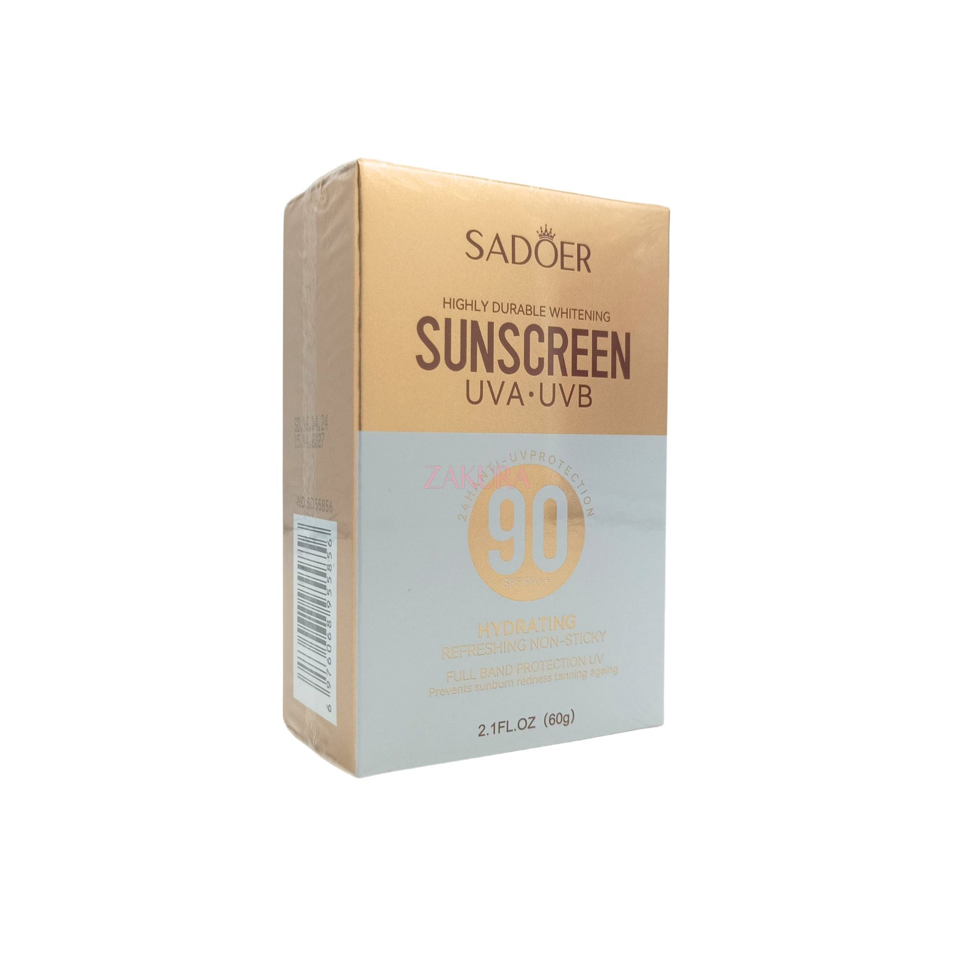 SADOER Clear Water Sunscreen SPF90+ 100g