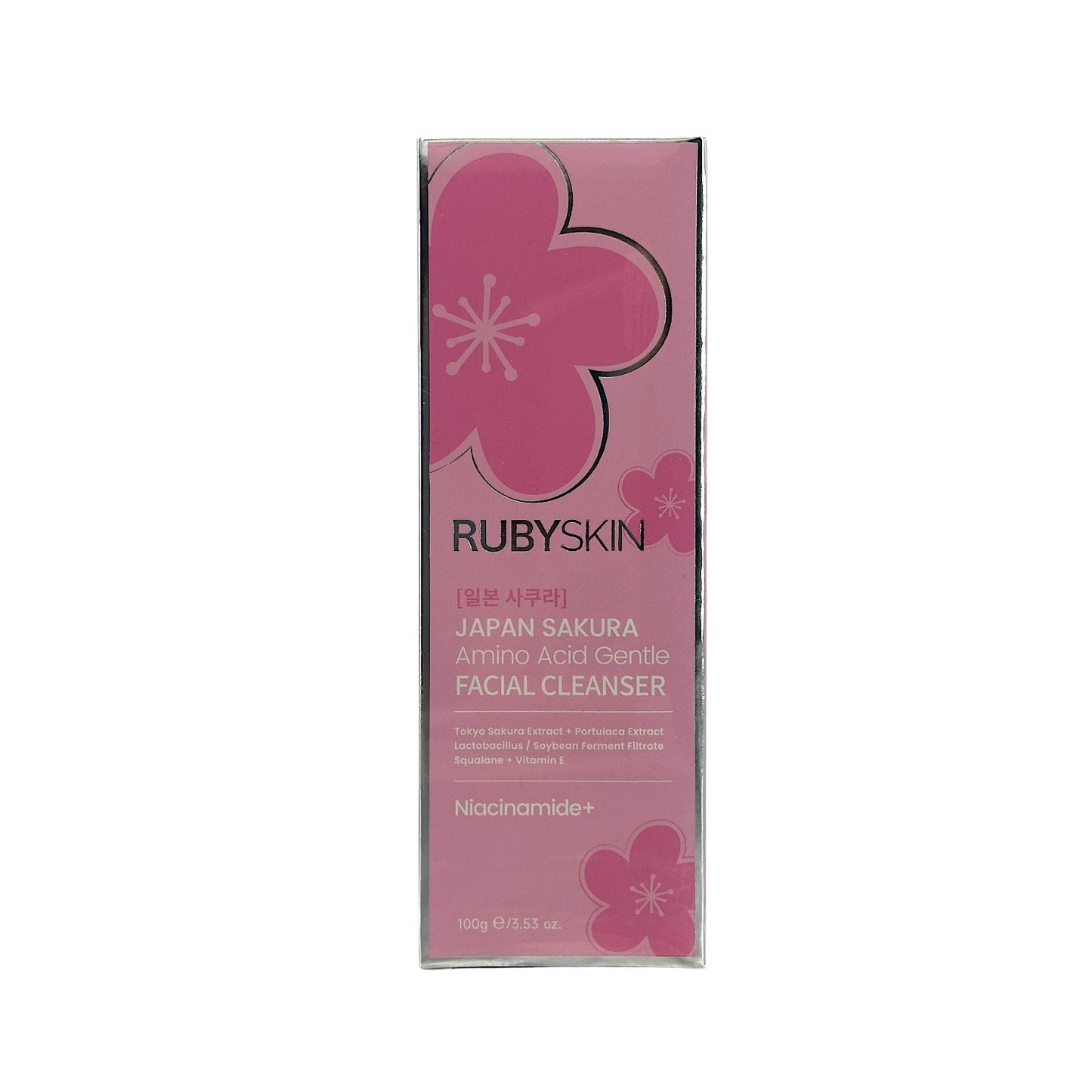RUBYSKIN Japan Sakura Amino Acid Gentle Facial Cleanser 100g