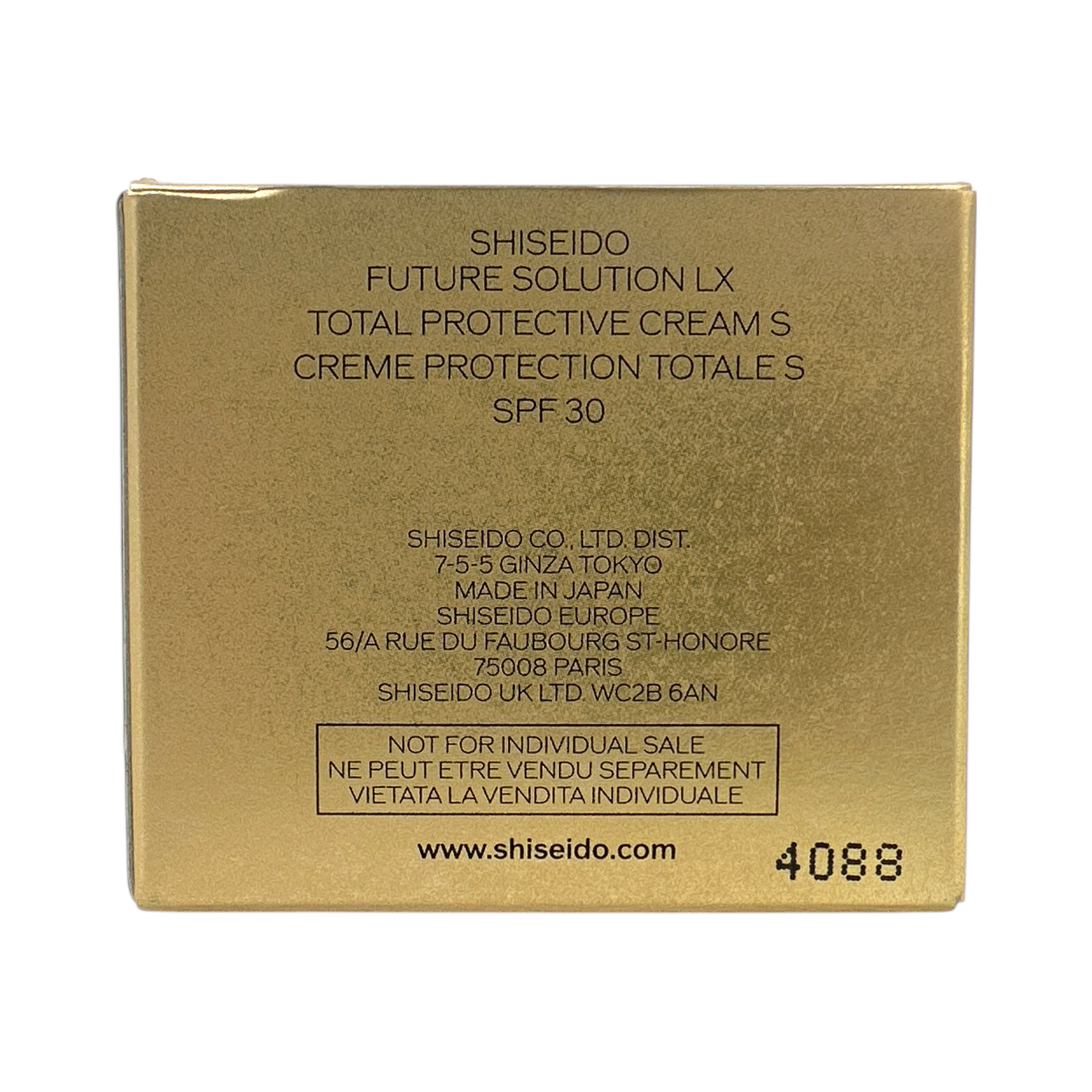 Shiseido Future Solution LX Protective Cream SPF30 Miniature 15ml – Luxury Anti-Aging Travel Skincare by Zakura Global