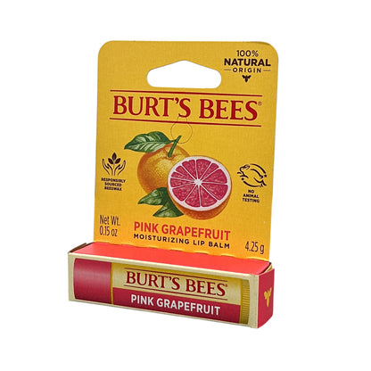 Burt's Bees Lip Balm Grapefruit 4.25g – Natural Hydrating Lip Care by Zakura Global.