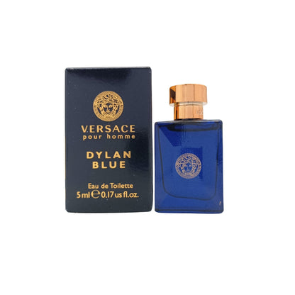 Versace Dylan Blue Eau De Toilette Spray (5ml Miniature/100ml)