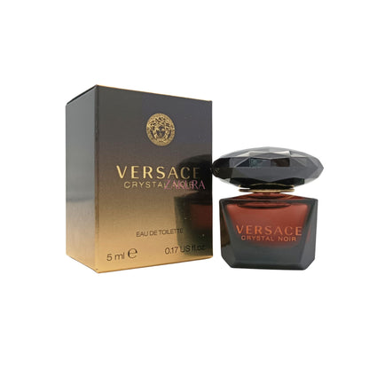 Versace Crystal Noir Eau De Toilette Spray (5ml Miniature/90ml)