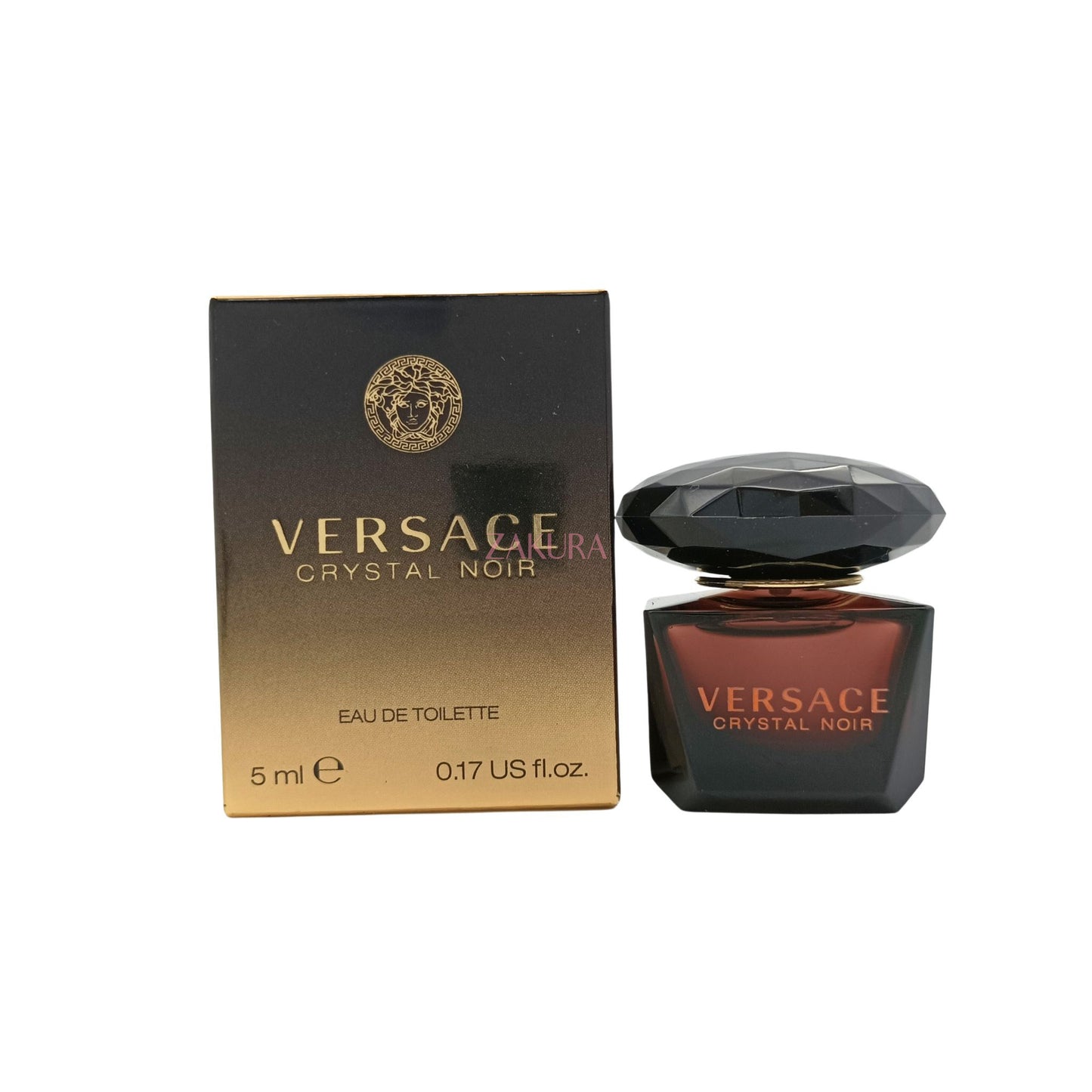 Versace Crystal Noir Eau De Toilette Spray (5ml Miniature/90ml)