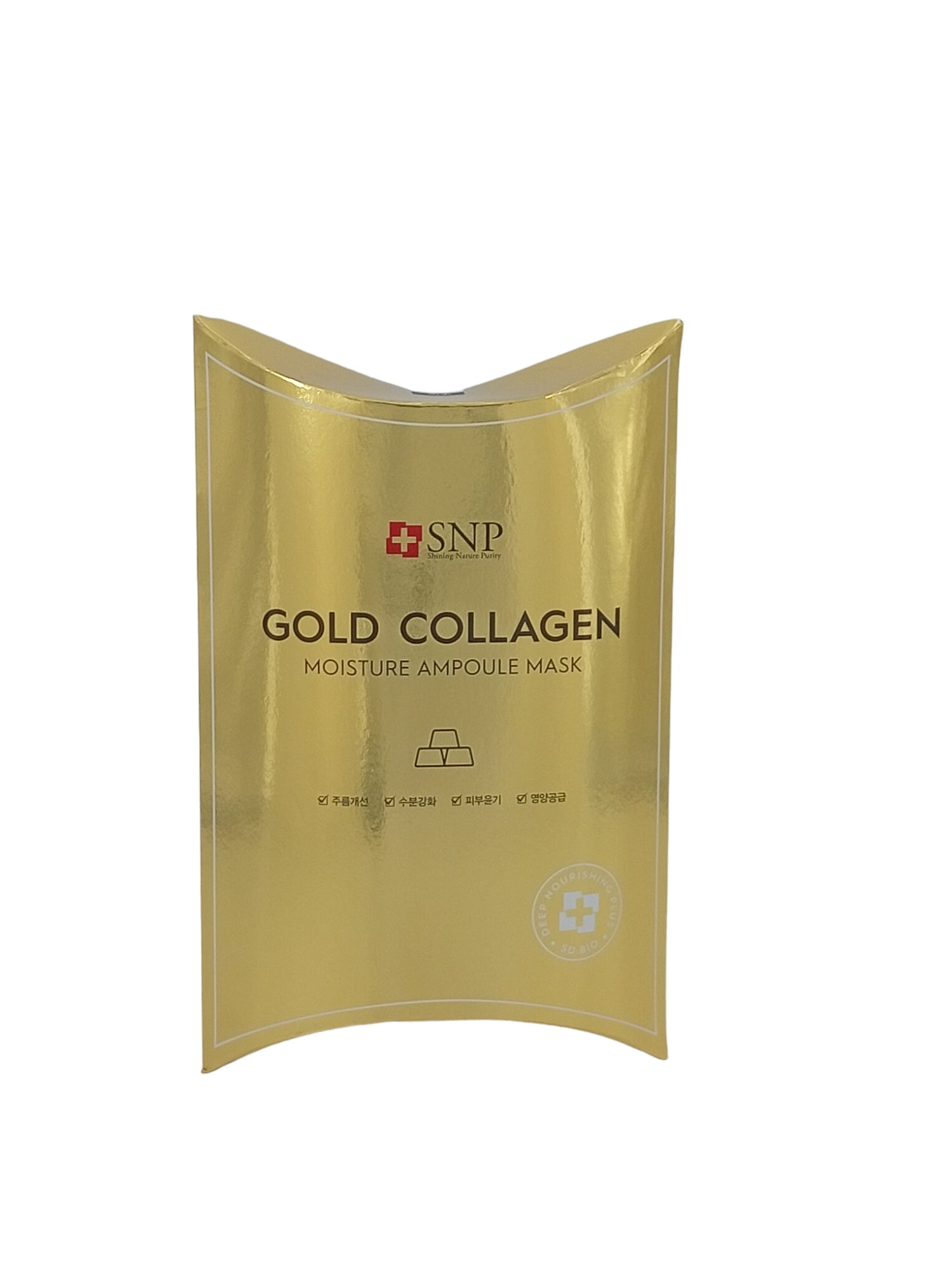 SNP Gold Collagen Ampoule Mask 10pcs