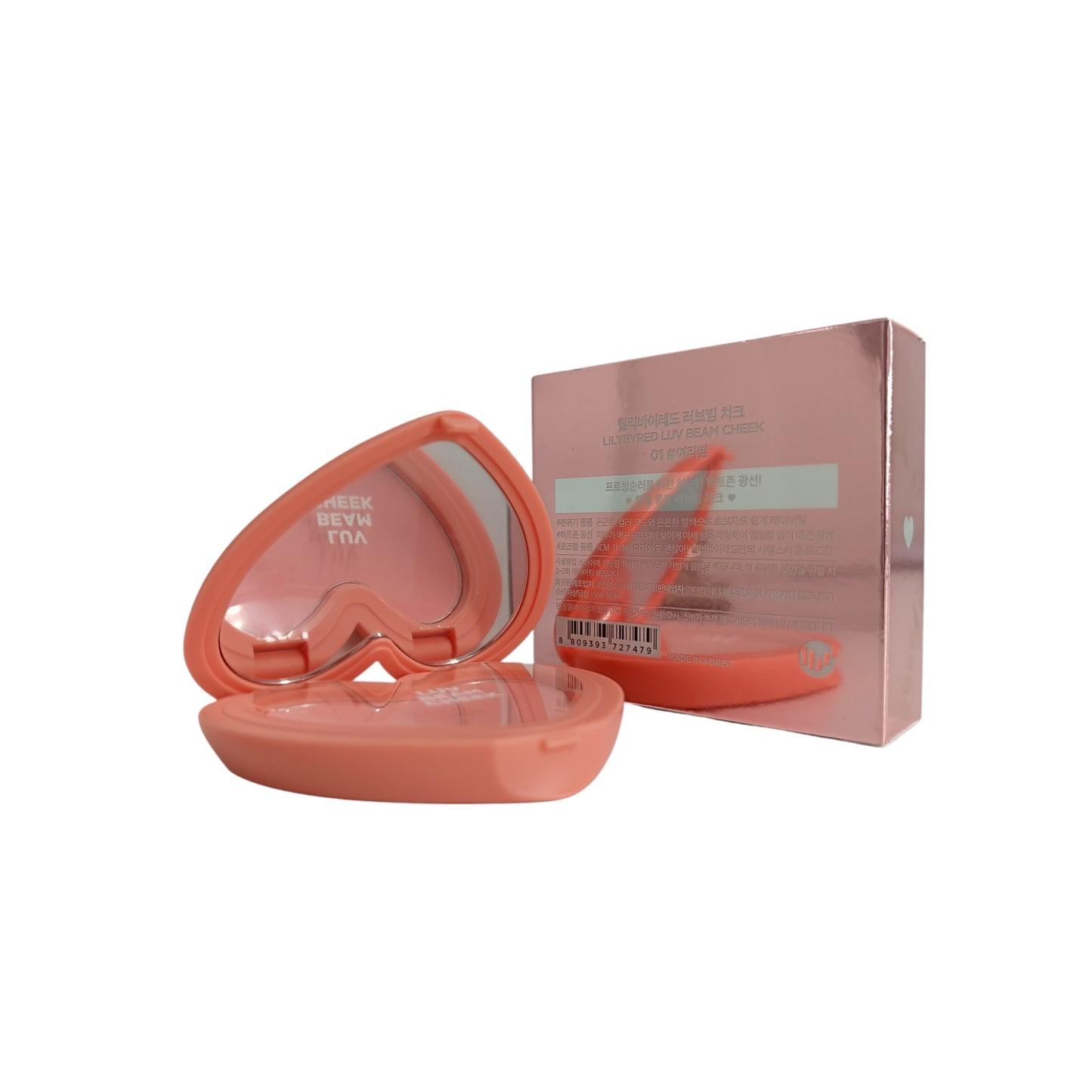 Lilybyred Luv Beam Cheek 4.3g (01 Pure Coral/04 Selfie Red) 01 Pure Coral