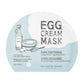 Too Cool For School Egg Cream Mask 1pc (Hydration/Pore Tightening/Firming/Calming)