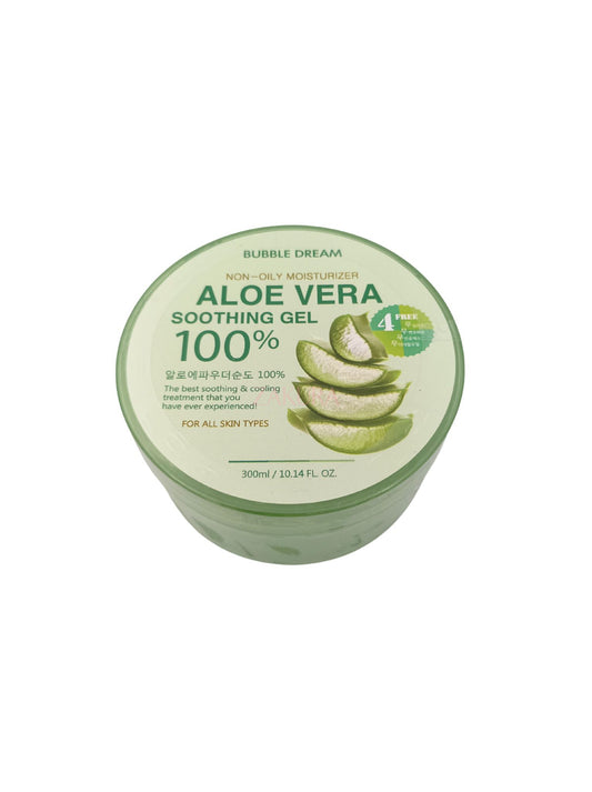 Bubble Dream Aloe Vera Soothing Moisturizing Gel 100% 300ml