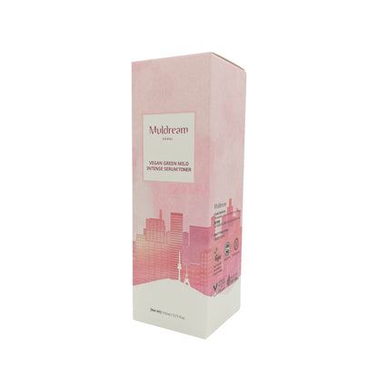 Muldream Vegan Green Mild Serum Toner 110ml (Fresh/Intense) Intense