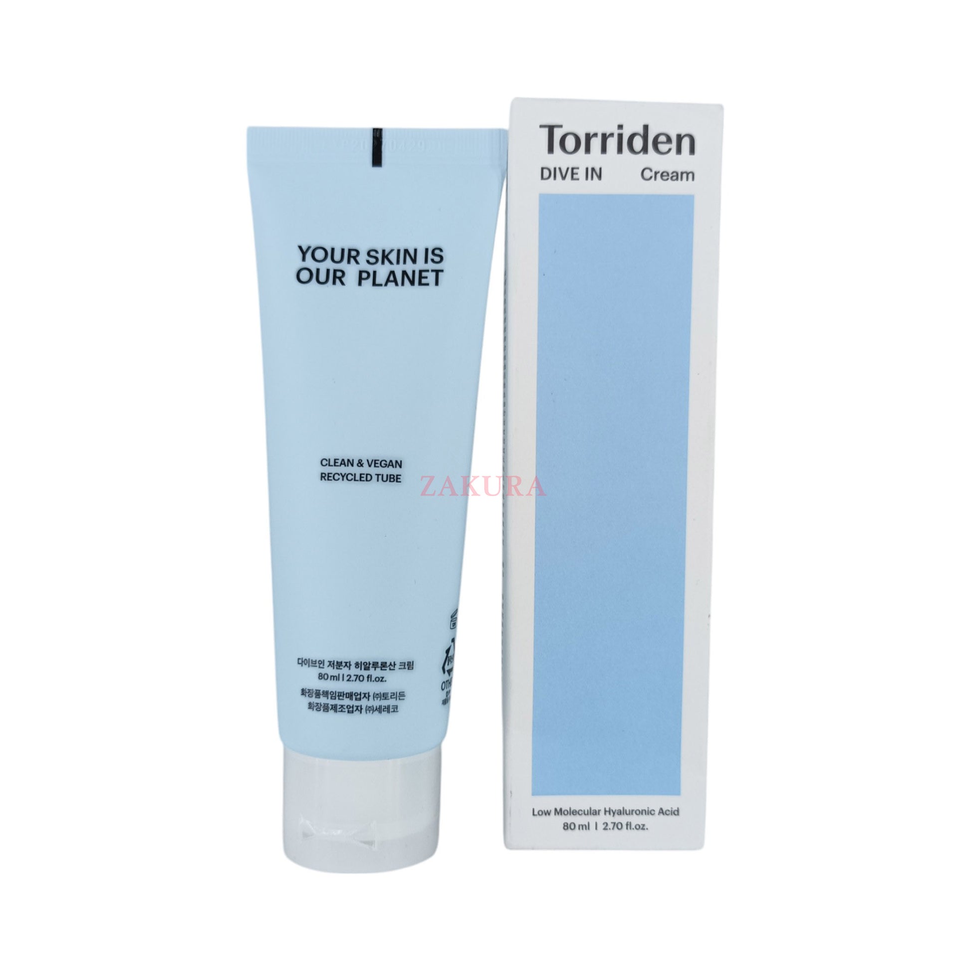 Torriden DIVE-IN Low Molecule Hyaluronic Acid Cream 80ml