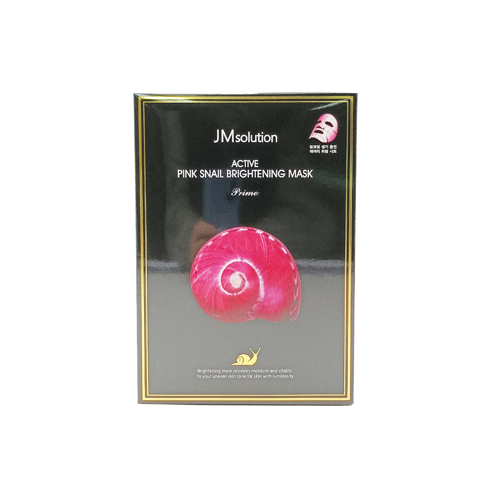 JM Solution Active Pink Snail Brightening Mask 10pcs