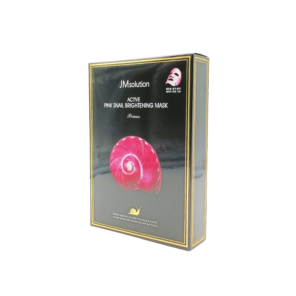 JM Solution Active Pink Snail Brightening Mask 10pcs