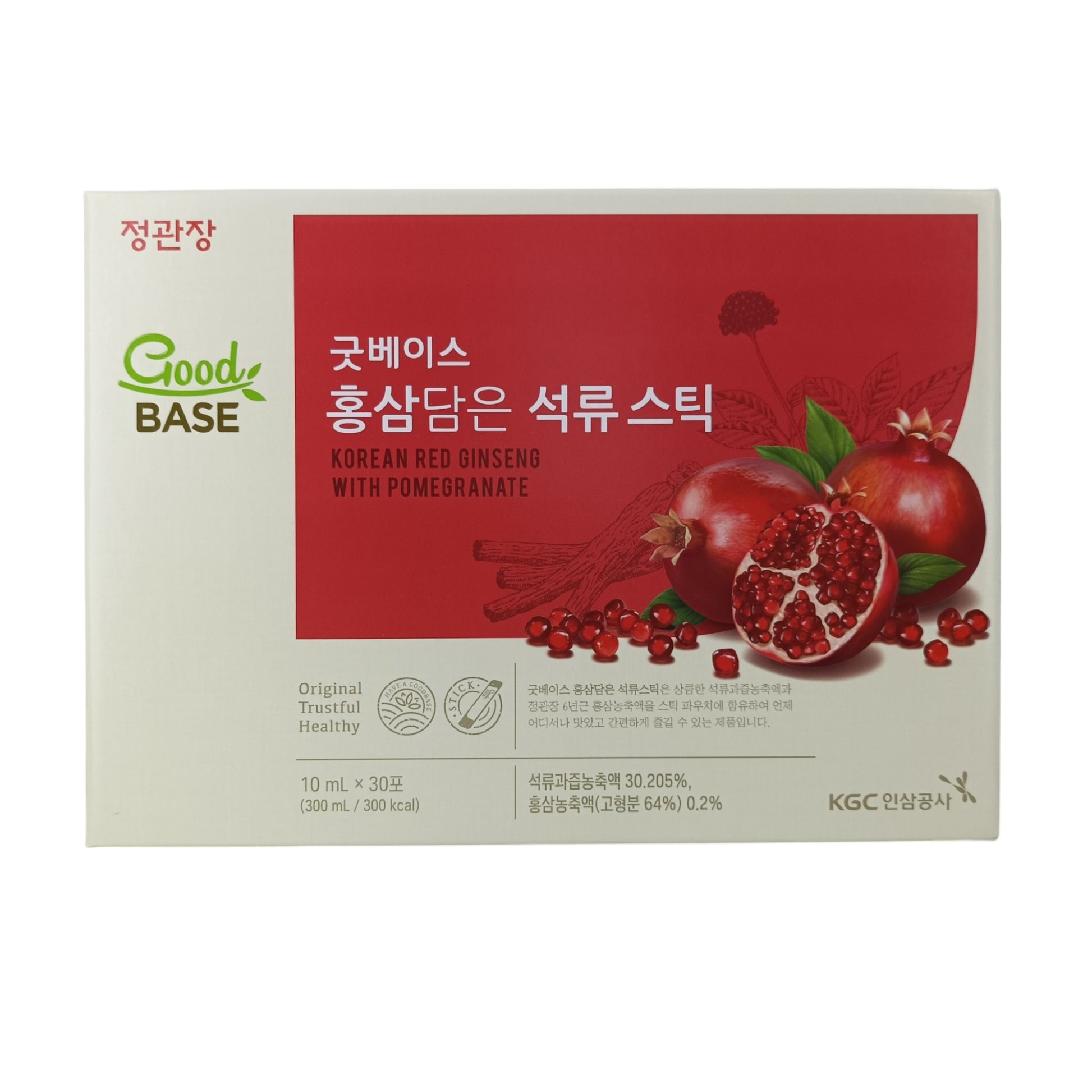 Cheong Kwan Jang Korean Red Ginseng Pomegranate Drink Gift Set 30x10ml