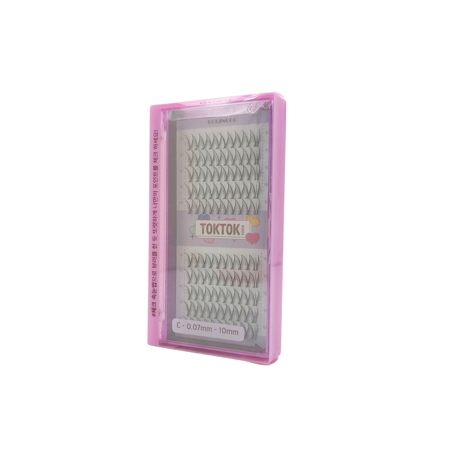 Coringco Toktok-Hara Check Eyelash 100pcs (10mm/ 11mm) 10mm