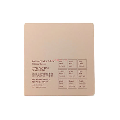 Dasique Shadow Palette (9 Colour) 7g 01 Sugar Brownie