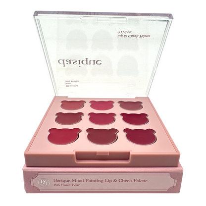 Mood Painting Lip & Cheek Palette - 06 Sweet Bear 5g
