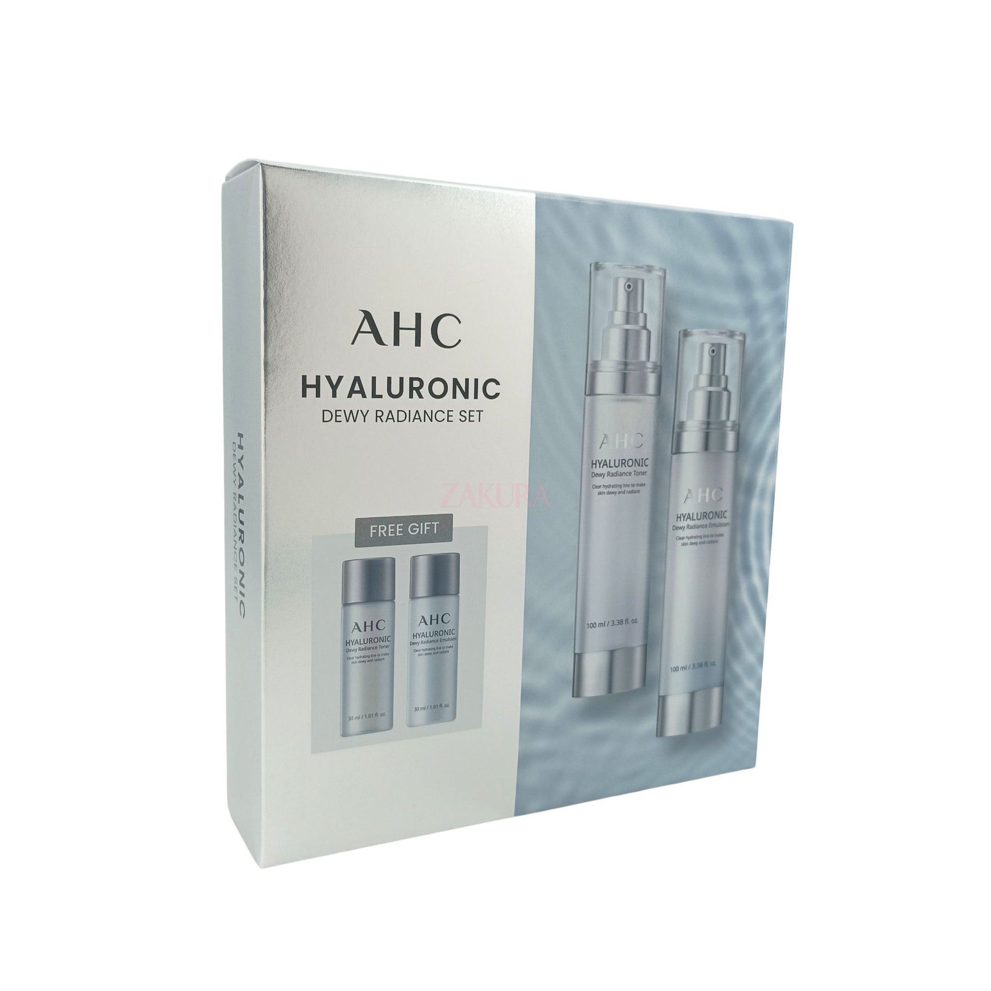 AHC Hyaluronic Dewy Radiance Set 4pcs