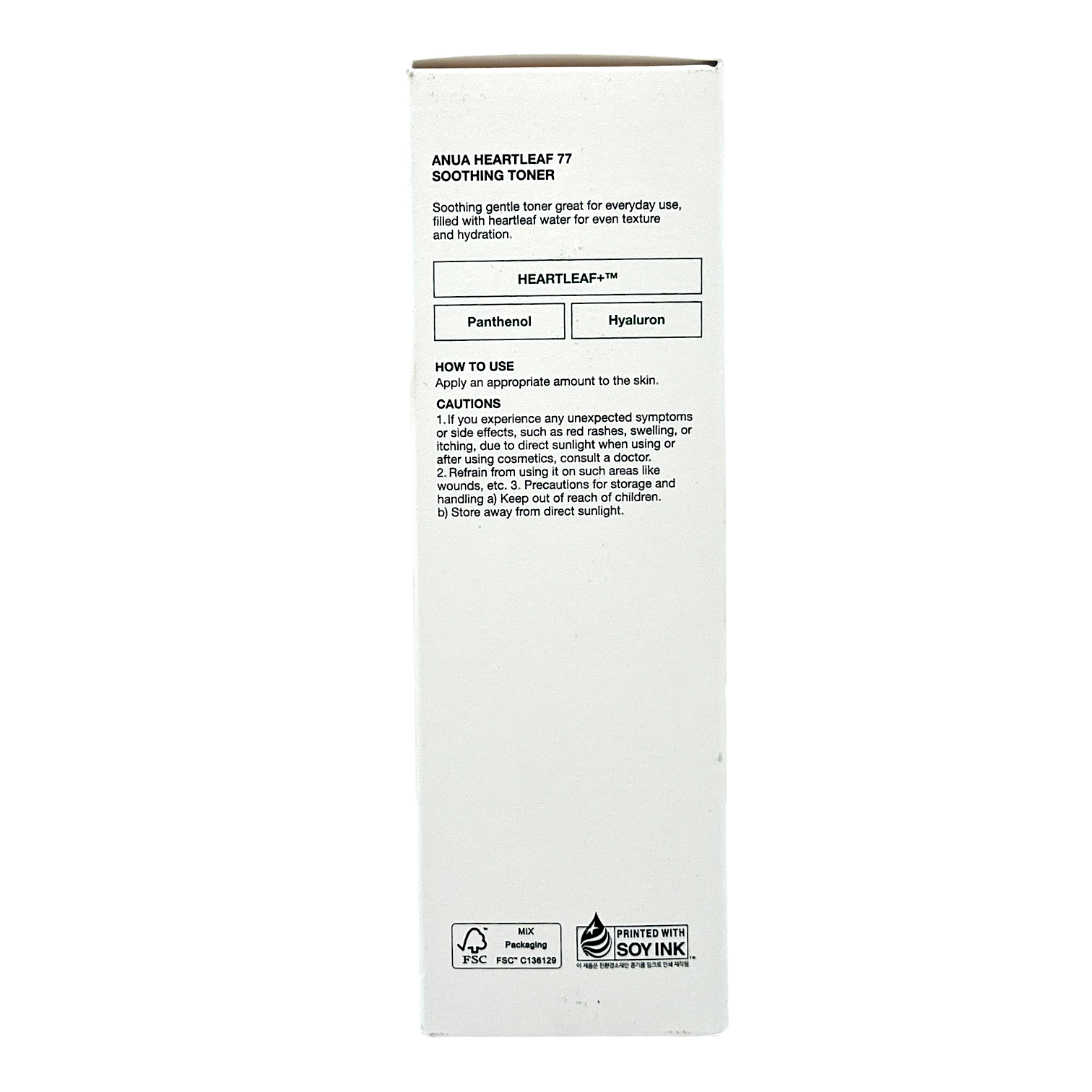 Anua Heartleaf 77% Soothing Toner 250ml