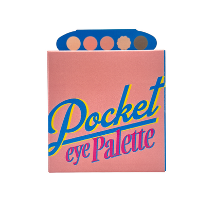 fwee Pocket Eye Palette EP02 Yogurt Peach 6.6g by Zakura Global – compact eyeshadow palette with peach-inspired tones and silky texture.