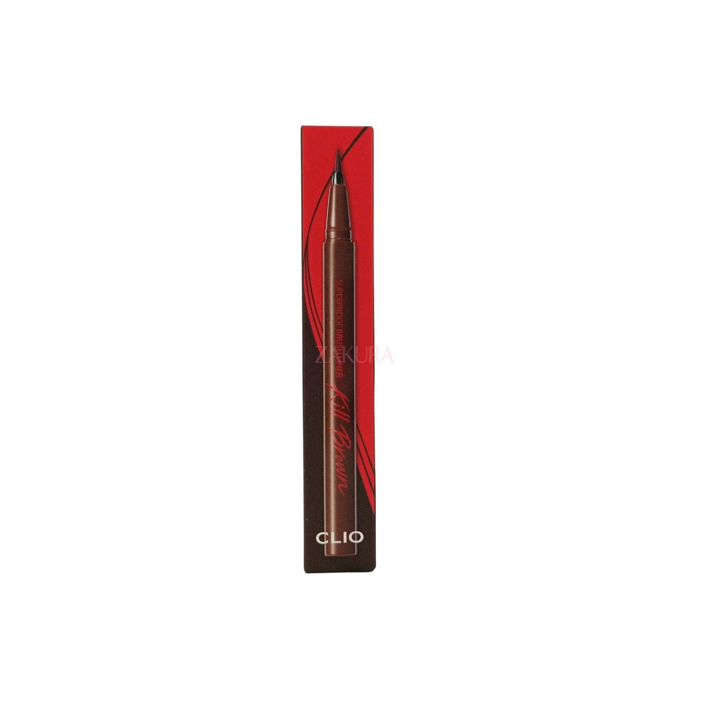 CLIO Superproof Brush Liner (01 Kill Black/ 02 Kill Brown) 0.55ml 02 Kill Brown