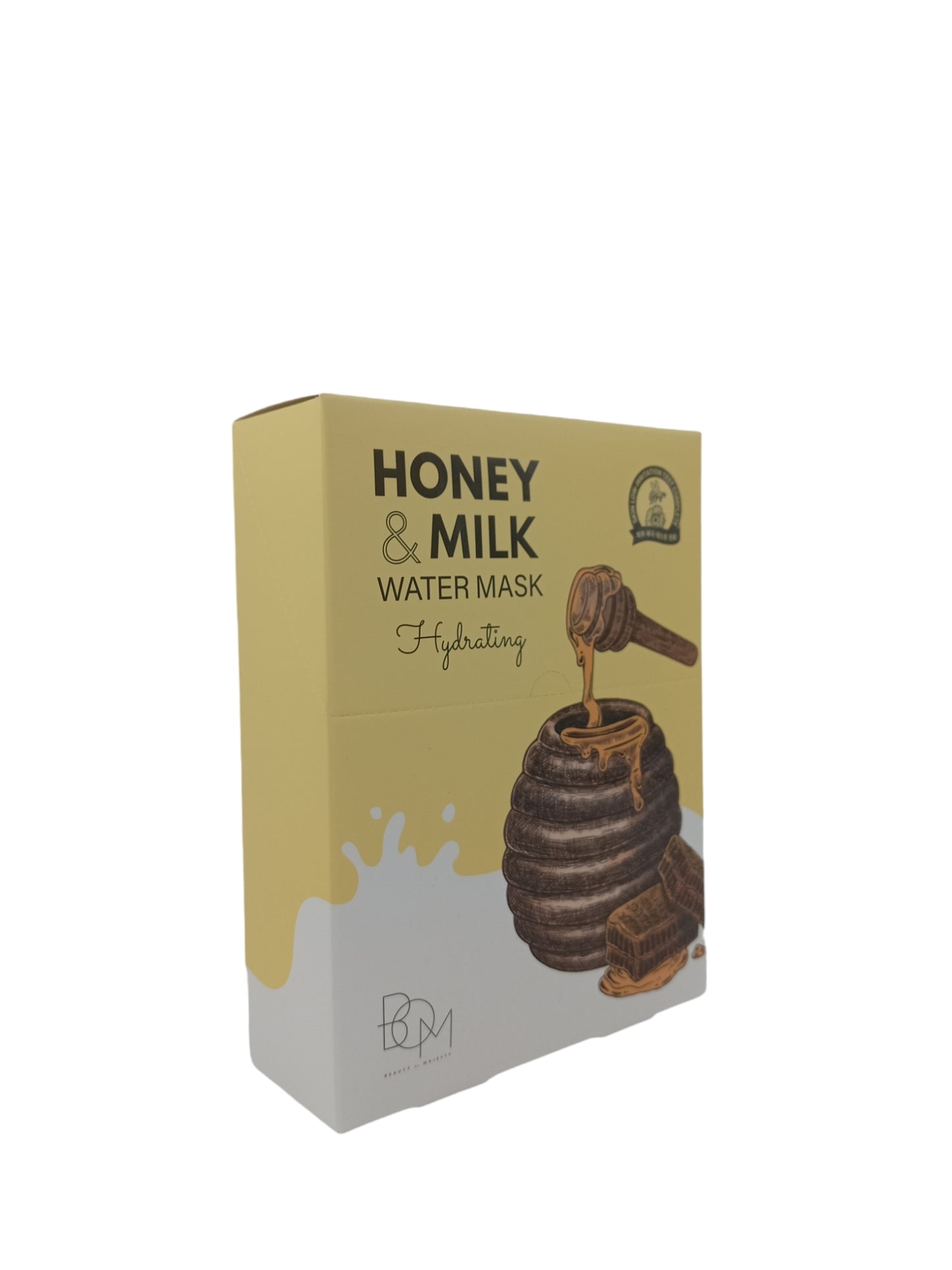 B.O.M Honey & Milk Water Mask 25gx10 (Hydrating/ Soothing/ Brightening) Hydrating