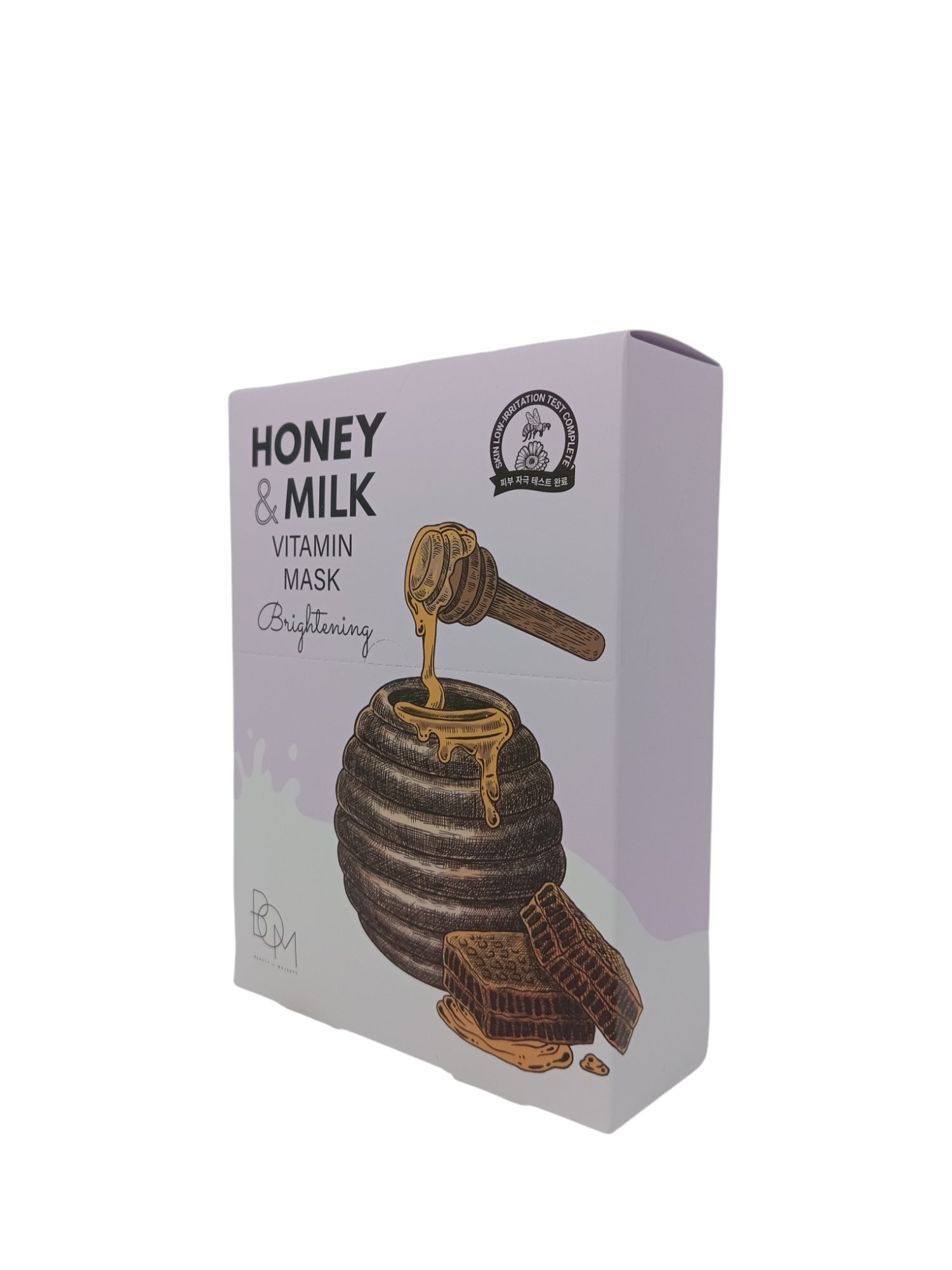 B.O.M Honey & Milk Water Mask 25gx10 (Hydrating/ Soothing/ Brightening) Brightening