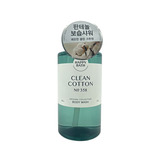 HAPPY BATH No.358 Original Collection Body Wash - Clean Cotton 910g