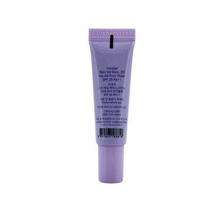 Laneige Skin Veil Base EX SPF28 PA++ #40 Light Purple (Min 10ml
