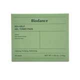 Biodance Sea Kelp Gel Toner Pads 60pcs – Hydrating and soothing gel toner pads with sea kelp extract at Zakura Global.