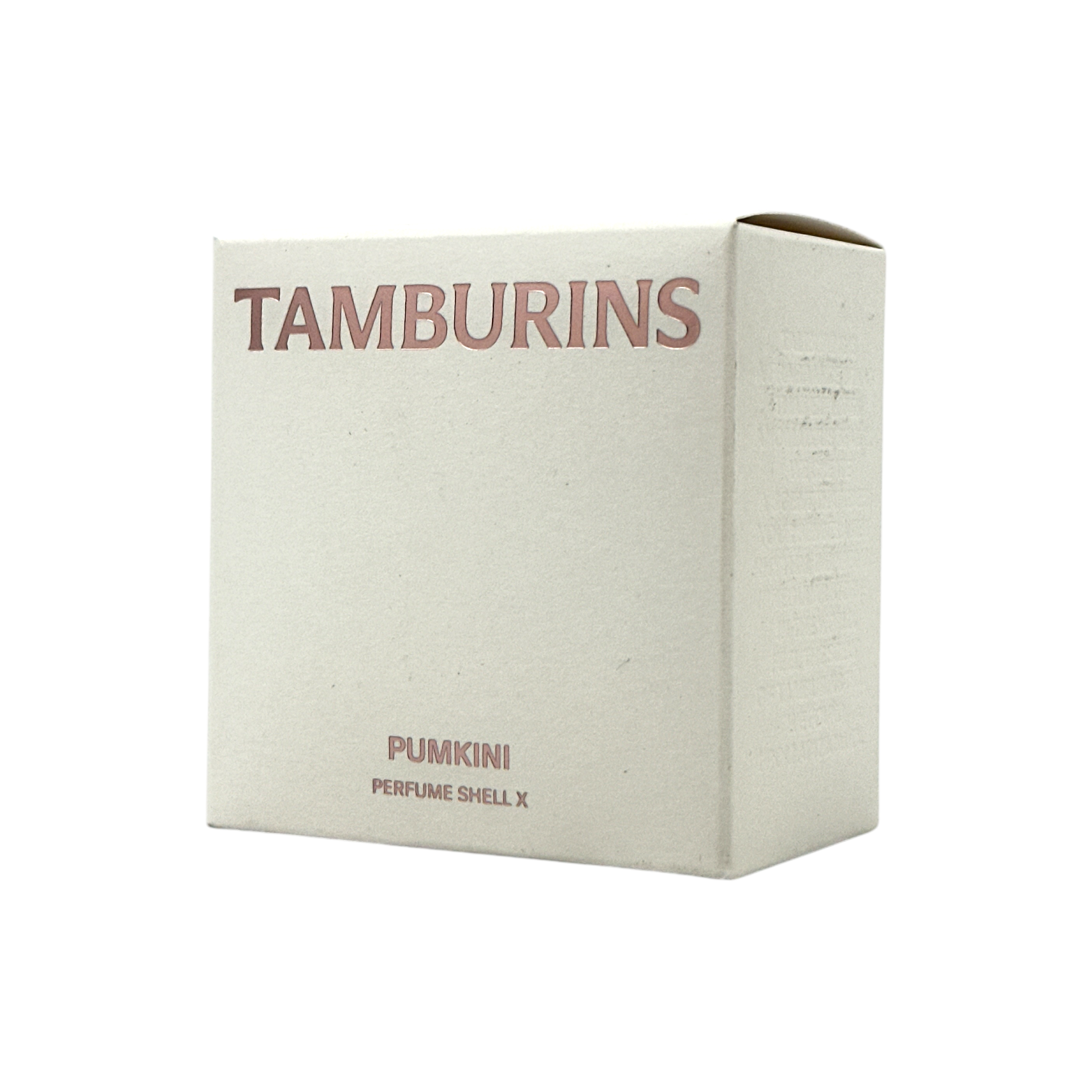 Tamburins Shell Perfume Hand – Pumkini 30ml, luxury scented hand cream with warm spicy fragrance in iconic shell packaging, available at Zakura Global.

