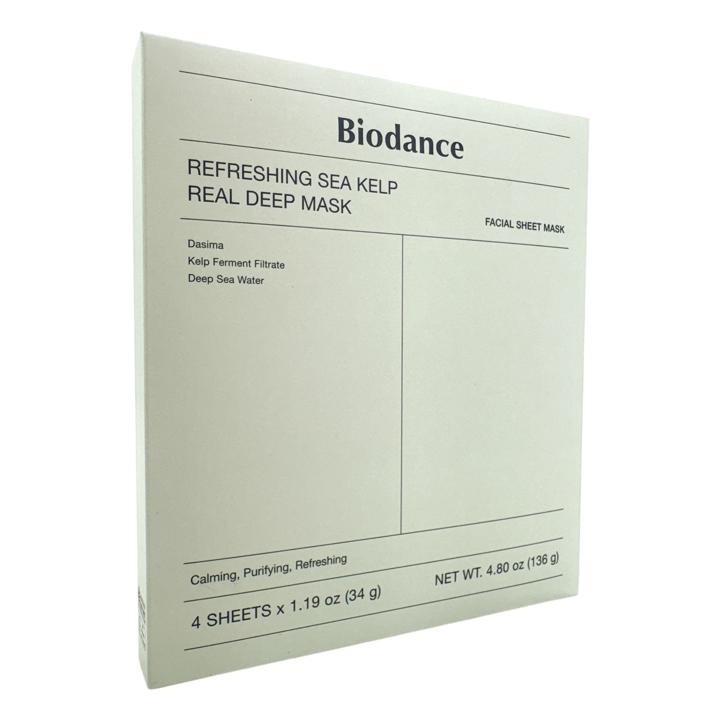 Biodance Real Deep Mask 4pcs