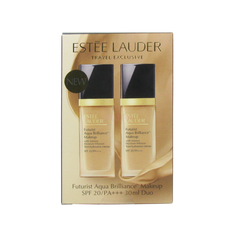 Estee Lauder Futurist Aqua Brilliance Makeup SPF20/PA++ 2x30ml (1C0 Duo/2C0) 2C0