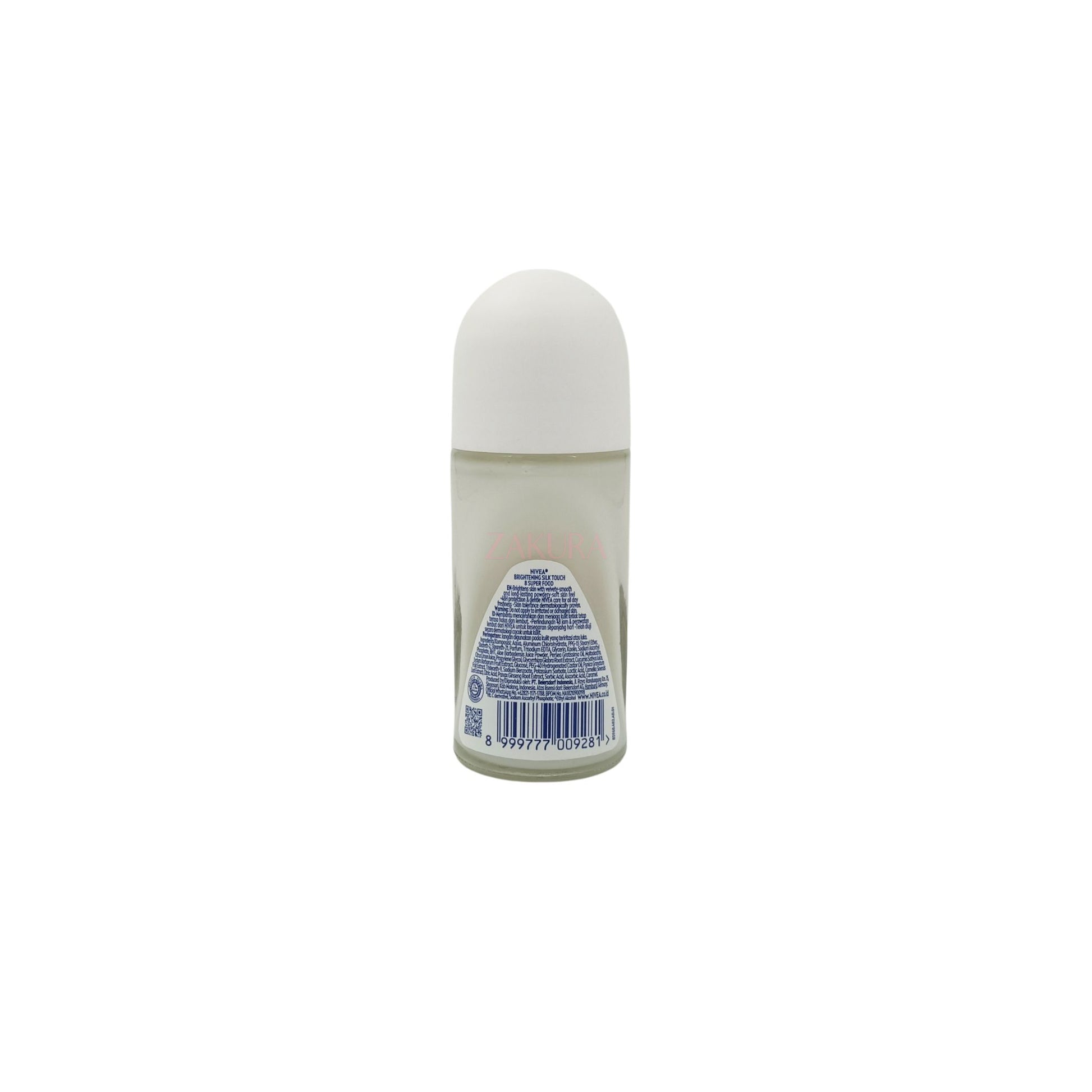 Nivea Roll On 50ml (Brightening Skill Touch/Pearl & Beauty/Black & White Radiant & Smooth/Brightening Antibakteri) Brightening Skill Touch