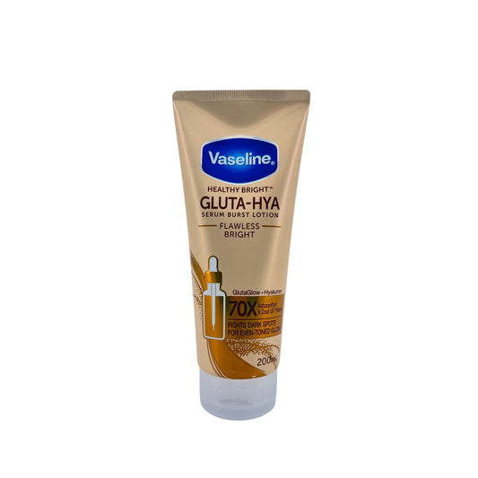 Vaseline Healthy Bright Gluta-Hya Serum Burst Lotion Flawle 200ml