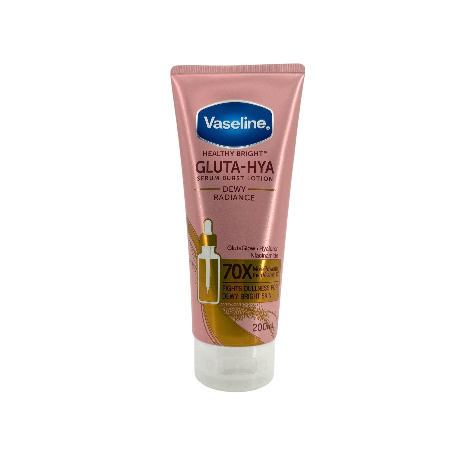 Vaseline Healthy Bright Gluta-Hya Serum Burst Lotion Dewy 200ml