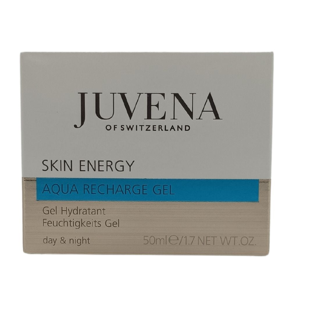 Juvena Aqua Recharge Gel 50ml – Lightweight hydrating gel for refreshed, smooth skin by Zakura Global.
