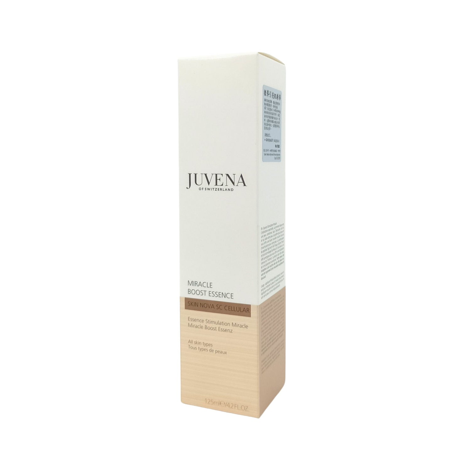 Juvena Miracle Boost Essence 125ml – Hydrating and revitalizing essence for youthful, radiant skin by Zakura Global.