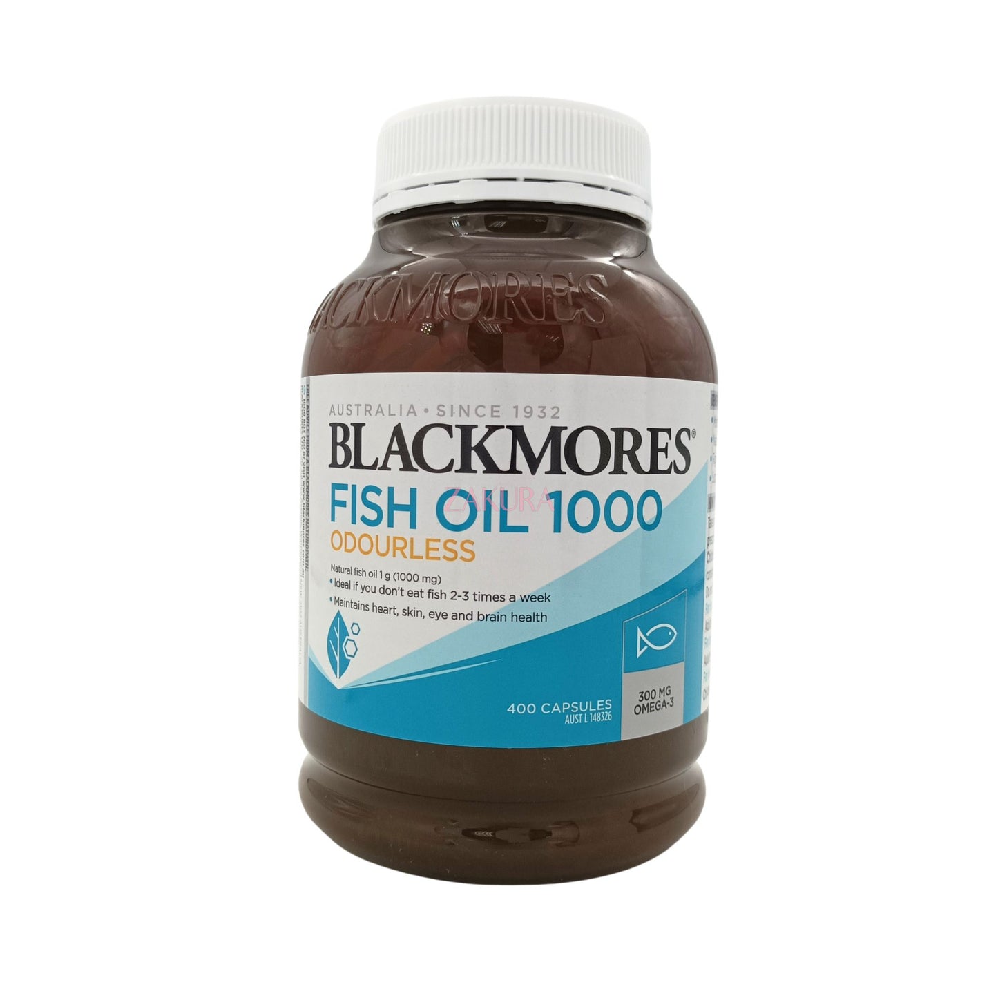 Blackmores Fish Oil 1000 Odourless 400caps