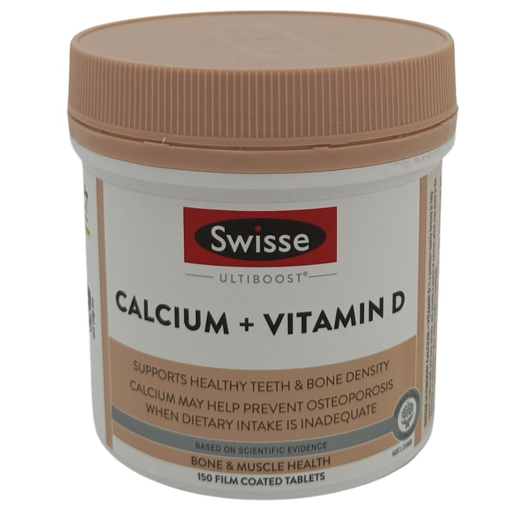 Swisse Ultiboost Calcium + Vitamin D 150caps