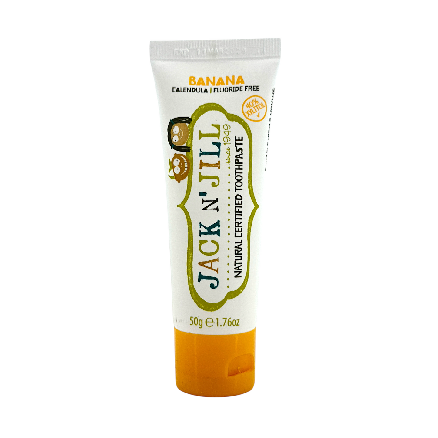 Jack N Jill Natural Toothpaste (banana flavor) 50ml