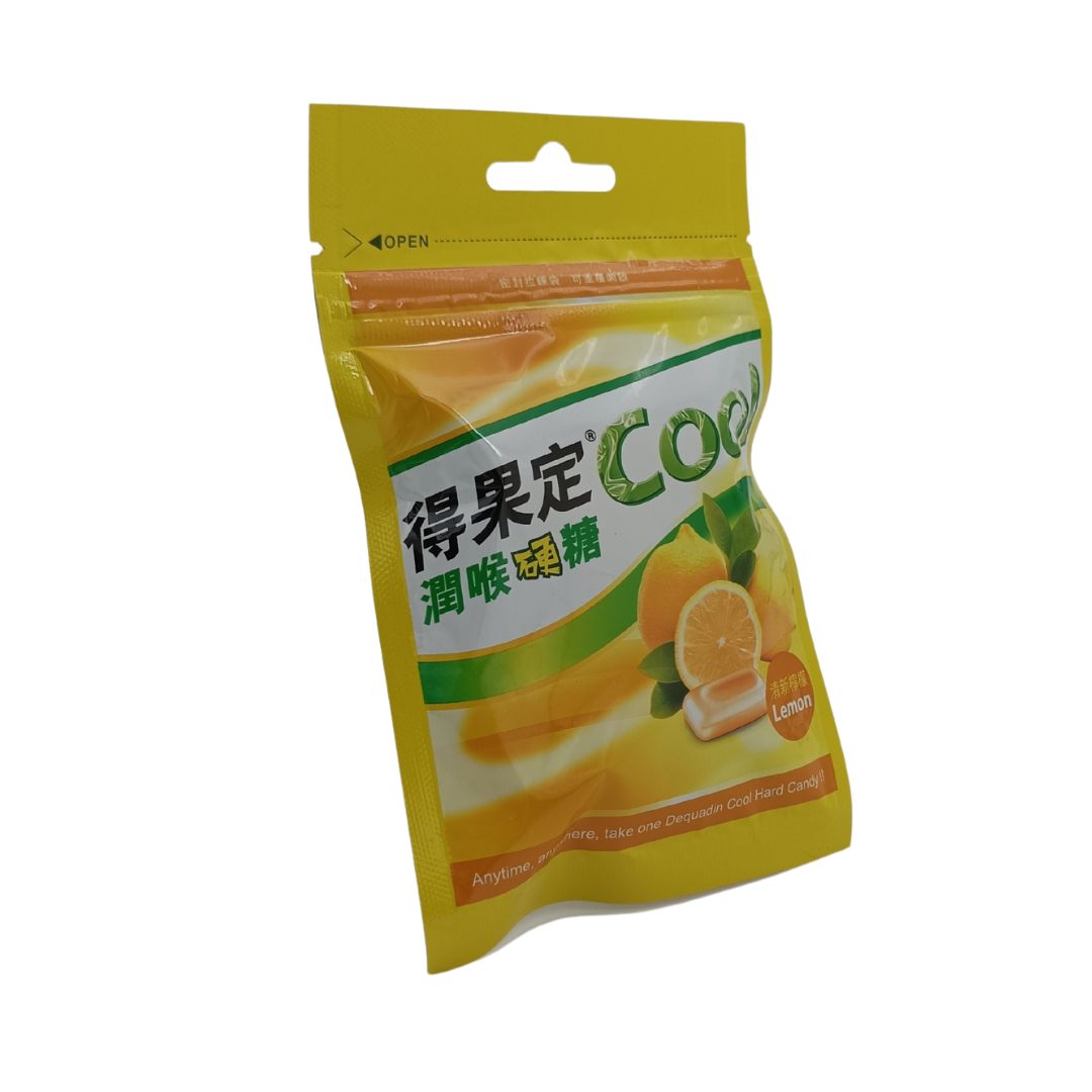 Dequadin Cool Hard Candy 8caps (Kumquat Lemon/ Menthol/ Lemon) Lemon