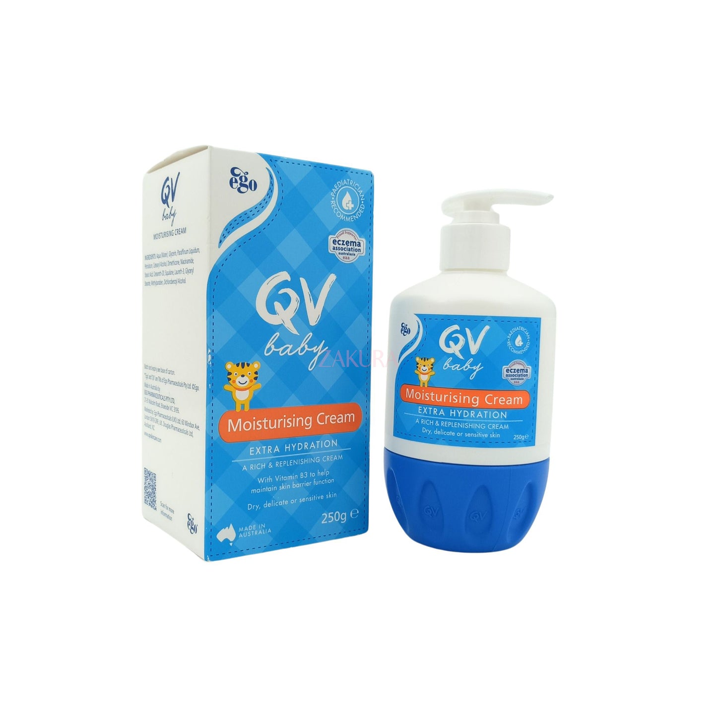 QV Baby Moisturising Cream Extra Hydration (Pump) 250g