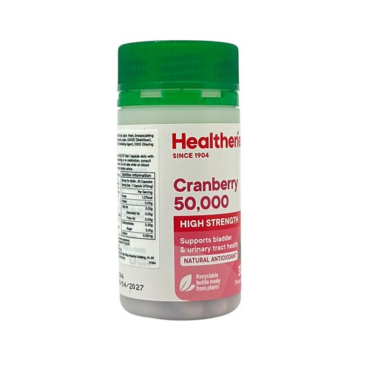 Healtheries Cranberry 50,000 Capsules 30tabs