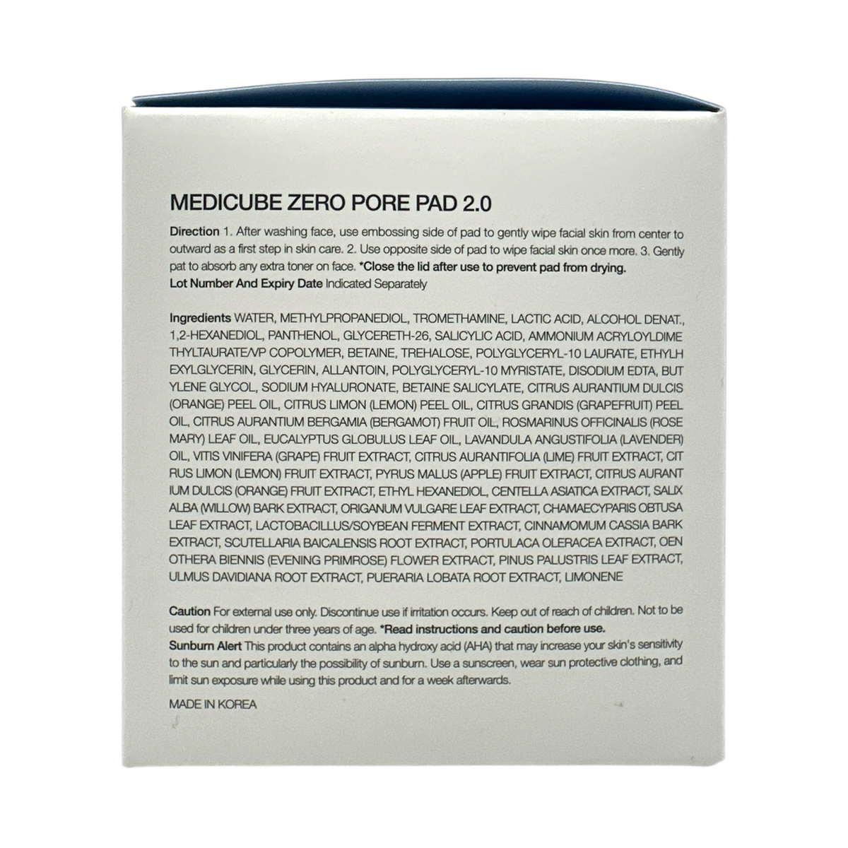  Medicube Zero Pore Pad 2.0 70 Pads