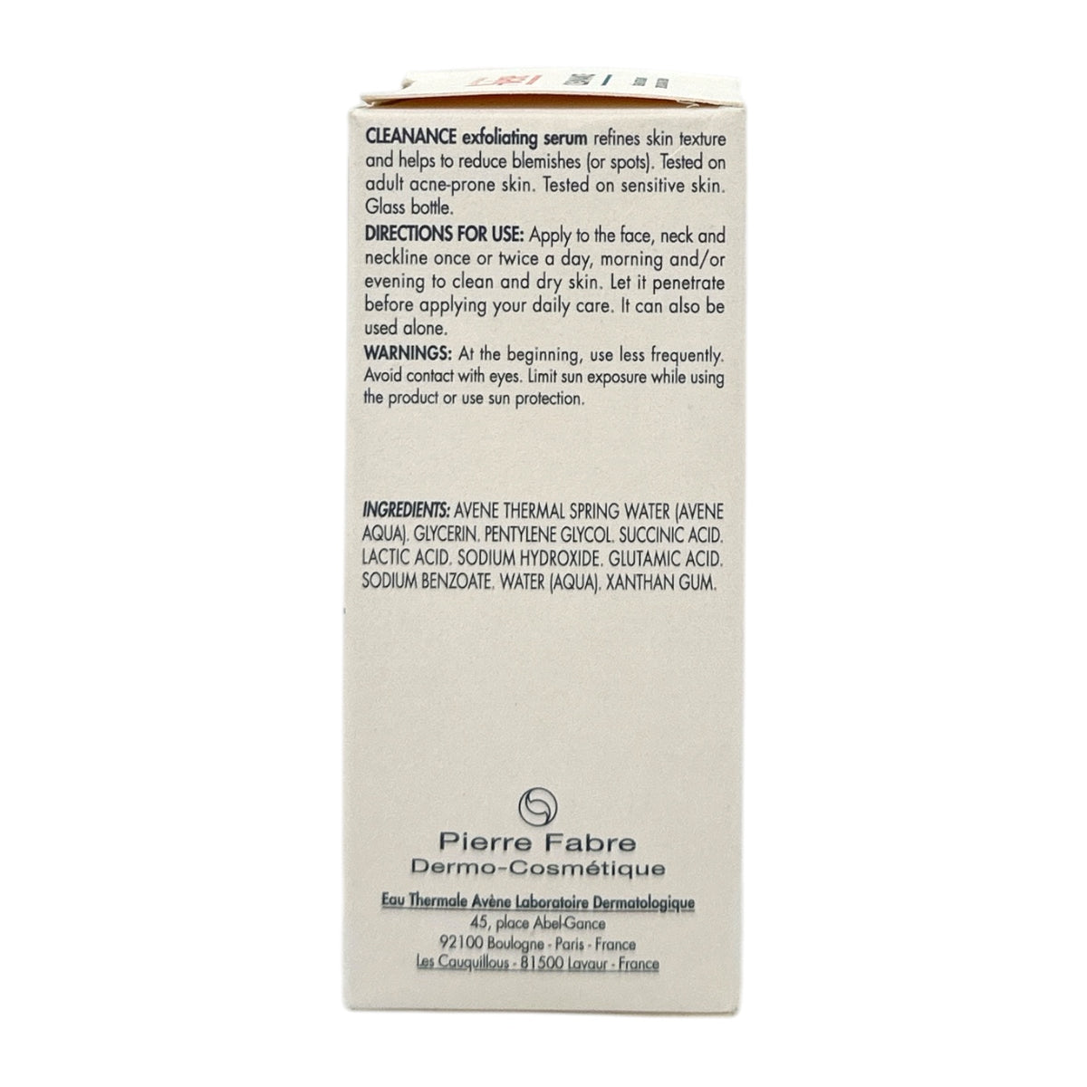 Avene Cleanance A.H.A Exfoliating Serum 30ml