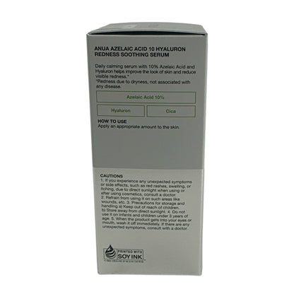 Anua Azelaic Acid 10 Hyaluron Redness Soothing Serum 30ml